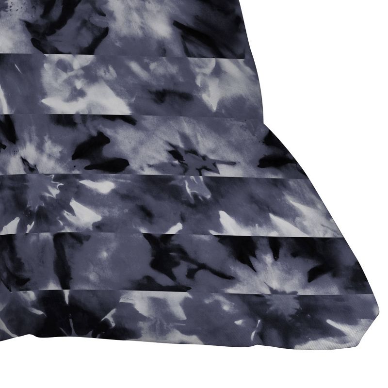 Wagner Campelo Shibori Stripes Outdoor Throw Pillow Black - Deny Designs, 3 of 5