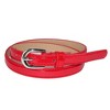 CTM Kid's Skinny Dress Belt (Pack of 2 Colors) - 3 of 4