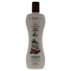 Biosilk Unisex Organic Nourishing Moisture Silk Therapy Organic Coconut Oil Conditioner 12oz - 1 of 1