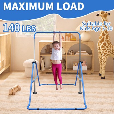 Vynxaria Expandable Gymnastics Bar for Kids - Adjustable & Portable Training Equipment