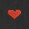 Dalix Pixel Heart Embroidered Lightweight Relaxed Jersey Tee Summer Cute Love Womens - 2 of 4