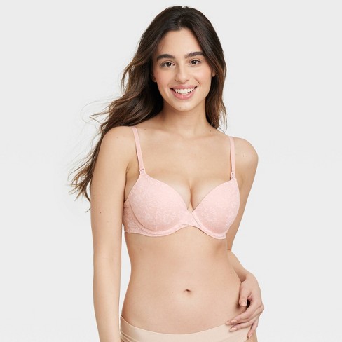 Women's Nursing Lace T-shirt Bra - Auden™ Pink 34b : Target