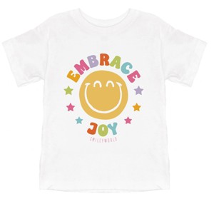 The Juniper Shop SmileyWorld Embrace Joy Toddler Short Sleeve Tee - 1 of 4
