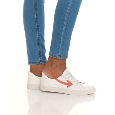 Женские кроссовки Marc Joseph New York Womens Hands Free Slip On Fashion Classic Casual Comfort Robinson Street Fashion Sneakers - White Vegan Napa Leather, 9 — фото 6