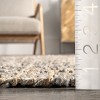 Nuloom Cyndi Abstract 5x8 Jute Indoor Area Rug for Dining Room Rug Neutral Rug Living Room Rug Kitchen, Charcoal/Natural - 3 of 4