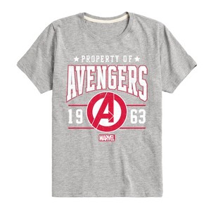 Boys' - Marvel - Avengers Property Of Short Sleeve Graphic T-Shirt - 1 of 4