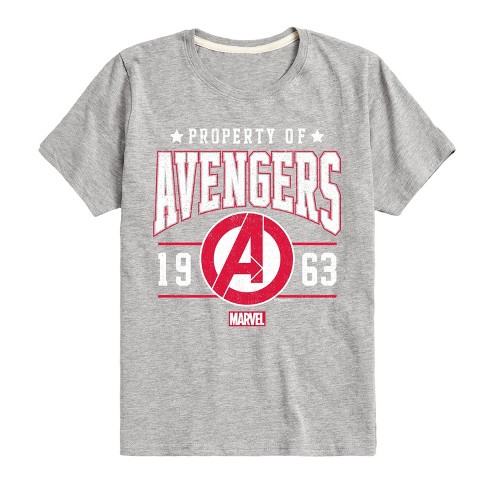 Boys' - Marvel - Avengers Property Of Short Sleeve Graphic T-Shirt - image 1 of 4