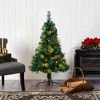 Nearly Natural 4-ft Assorted Green Scotch Pine Artificial Christmas Tree with 70 LED Lights - 4 of 4