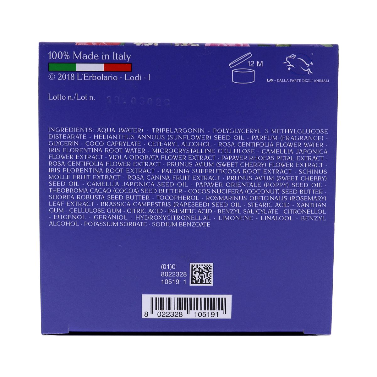 L'Erbolario Dance of Flowers Perfumed Body Cream - Body Cream for Dry Skin - 6.7 oz - thumbnail 4