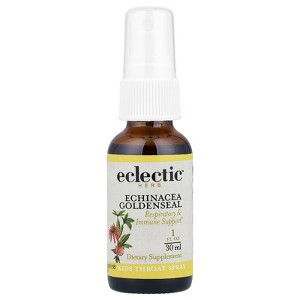 Eclectic Herb Kids Throat Spray, Echinacea Goldenseal, 1 fl oz (30 ml) - 1 of 4
