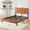 Accent Bed Frame Modern Upholstered Headboard with Under Bed Storage for Bedroom Full Size - 3irtyhousy - 4 of 4