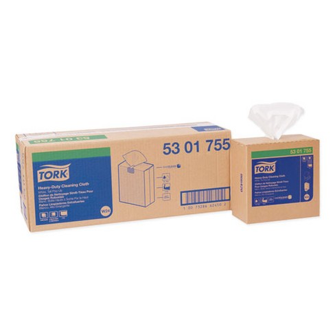 Tork Cleaning Cloth White Non Woven Fabric Cloths For Multipurpose Cleaning Box Of 210 I.107155659