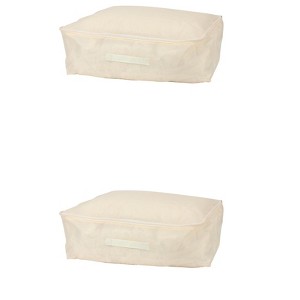 REGALWOVEN Foldable Clothes Storage Bags with Handles for Organizing Clothing 2 Pcs - 1 of 4