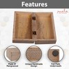 Mela Artisans Storage Box Scallop - 4 of 4
