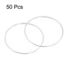 Unique Bargains DIY Craft Brass Hollow Round Jewelry Connecting O-Rings 50 Pcs - 3 of 4
