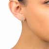 Pompeii3 1/2Ct T.W. Diamond Fashion Women's X Shape Lab Created Earrings 10k Gold Studs - 3 of 4
