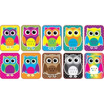 ASHLEY Color Owls Mini Whiteboard Erasers 78007
