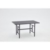 Cesicia Modern 7-Piece Gray Dining Table Set with 6 Chairs Set for Kitchen, Dining Room - 3 of 4