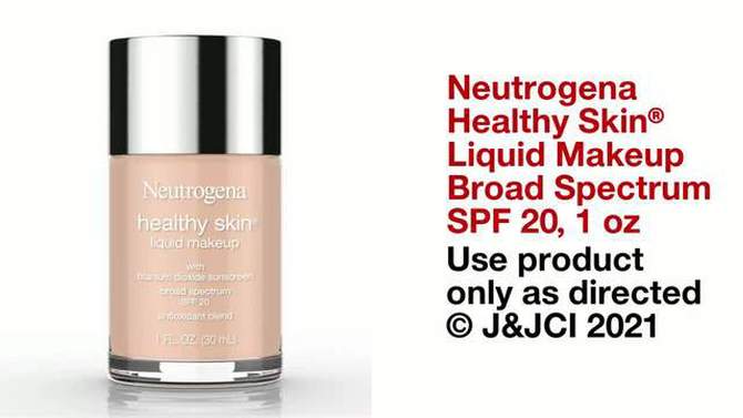 Neutrogena Healthy Skin Liquid Makeup Broad Spectrum SPF 20 - 1 fl oz, 2 of 14, play video