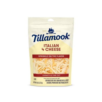 Tillamook Farmstyle Fine Cut Italian 4 Cheese Blend Shredded Cheese - 8oz