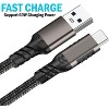 USB-C Phone Charger Combination, Nakedcellphone 20W Dual Port Wall Charger and Rugged Cable (3.2 Foot Cord) for Cell Phone, iPhone, Tablet - 3 of 4