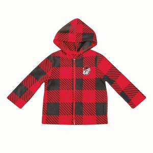 NCAA Georgia Bulldogs Toddler Boys' Buff Checkered Zip-Up Jacket - 1 of 3