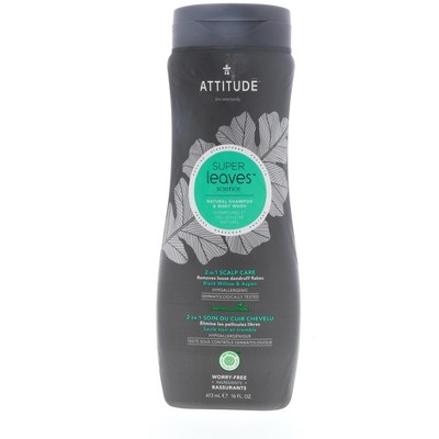 Attitude Super Leaves Shampoo & Body Wash, Black Willow & Aspen, 16 oz