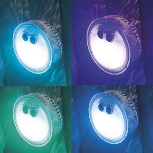 Intex PureSpa Battery Powered Submersible Multi-ColoreD LED Light for Intex PureSpa Models with White, Green, Teal, Blue, and Purple Lights - image 1 of 4