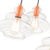 Livex Lighting Everett 3 - Light Pendant in  Shiny Orange - 3 of 4