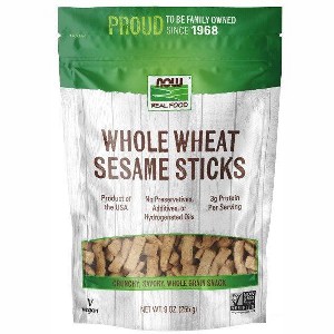 Whole Wheat Sesame Sticks by Now Foods  -  9 oz Bag - 1 of 2