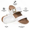 Aerothotic - Florence Genuine Leather Wedge Platform Slide Sandals Slip On - 2 of 4