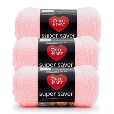 Red Heart Super Saver Yarn 24 Pack-Petal Pink