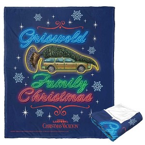 Warner Bros. Christmas Vacation Griswald Family Vacation Silk Touch Throw Blanket 50x60 Inches - 1 of 4