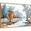 33" x 23" Backroads VI by Jacqueline Ellens: Amanti Art Framed Canvas - Modern Decor Style - 2 of 4
