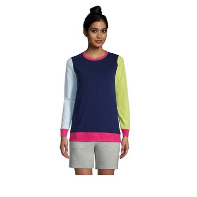 women's serious sweats crewneck long sleeve sweatshirt tunic