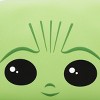 Big Face Grogu with Applique Ears on Green PU Cosmetic Bag - image 3 of 4