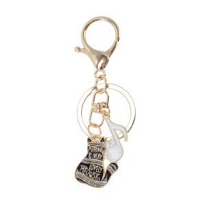 Unique Bargains Piano Cats Handbag Charms Keychains 1 Pc - 1 of 4
