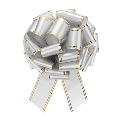 Unique Bargains Large Pull Bow Metallic Car Bows Decorative Gift Wrapping Ribbons