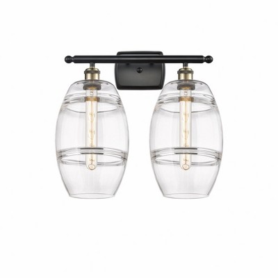 Vaz - 2 Light Bath Vanity In Industrial Style-10.88 Inches Tall and 18 Inches Wide