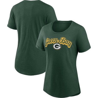 Lids Green Bay Packers Fanatics Branded Big & Tall Color Block T-Shirt -  Green/Heathered Gray