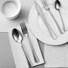 22-Piece Silverware Set– Contemporary Stainless Steel Flatware with Polished Mirror Finish, Includes 4 Place Settings & Serving Pieces - 4 of 4