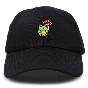 Dalix Mushroom Frog Unicorn Embroidered Cotton Dad Hat Baseball Cap Adjustable Mens Womens - 1 of 4