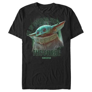 Men's Star Wars The Mandalorian The Child Strong Force T-Shirt - 1 of 4