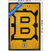 Trends International NHL Boston Bruins - Logo 25 Framed Wall Poster Prints - 3 of 4