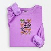 Simply Sage Market Coquette Colorful Halloween Bows Lightweight Garment Dyed Sweatshirt - 2 of 4