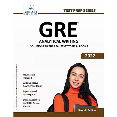 GRE Analytical Writing - (Test Prep) 9th Edition by  Vibrant Publishers (Paperback)