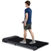 HFYee Walking Pad 260 LB Capacity with LED Display and 2.5 HP Silent Motor, 2-in-1 Design Under Desk Treadmill for Home - 3 of 4