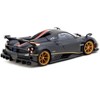 Pagani Imola Matt Black Carbon Fiber with Red Stripe "Global64" Series 1/64 Diecast Model by Tarmac Works - 2 of 3
