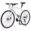 Hybrid Bikes, Sport Bike With Aluminum Wheels, TEC Chains, 700x25C High-performance Tires, Front And Rear Disc Brakes - 2 of 4