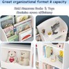 Runesay White Kids Bookshelf and Toy Organizer, 3 Tier Bookshelf for Kids - 4 of 4